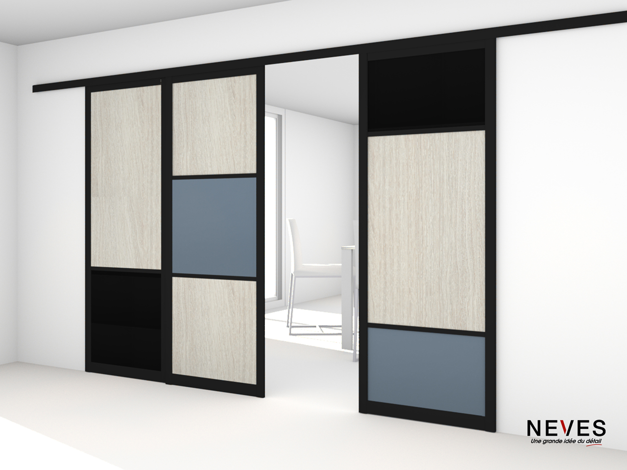 Separation-de-piece-DUO TEND'M coulissante - Neves